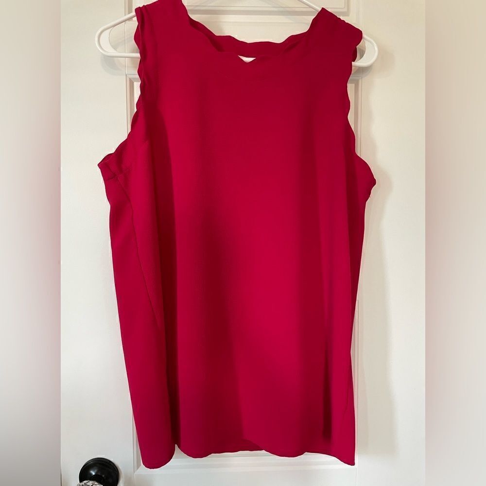 NORDSTROM Pleione Red Tunic Style Top